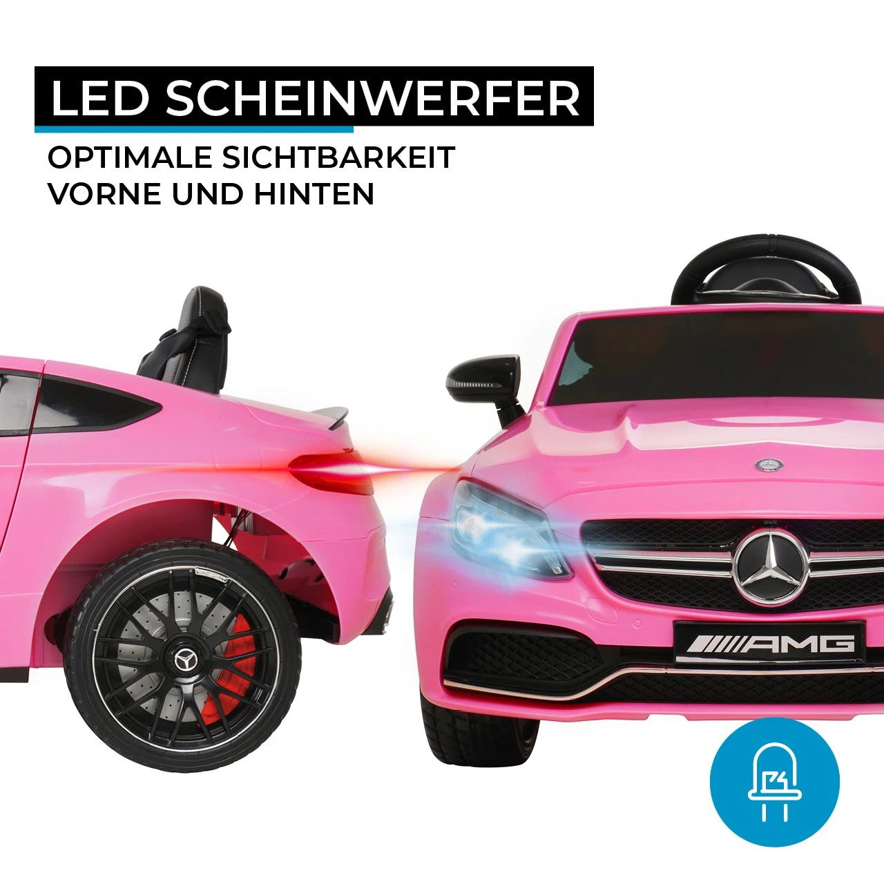 Elektroauto AMG C63 In Pink 3 Elektroauto AMG C63 In Pink – Bild 3