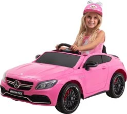 Elektroauto AMG C63 In Pink