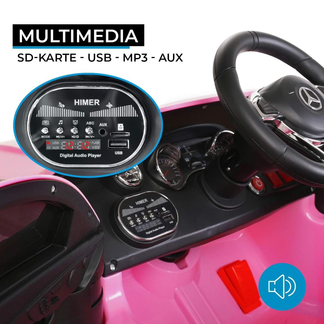 Elektroauto AMG C63 In Pink 7 Elektroauto AMG C63 In Pink – Bild 7