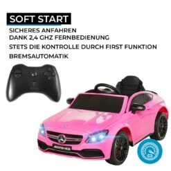 Elektroauto AMG C63 In Pink 18 Elektroauto AMG C63 In Pink -Trendiger Spielzeugladen actionbikes motors elektroauto amg c63 in pink 8
