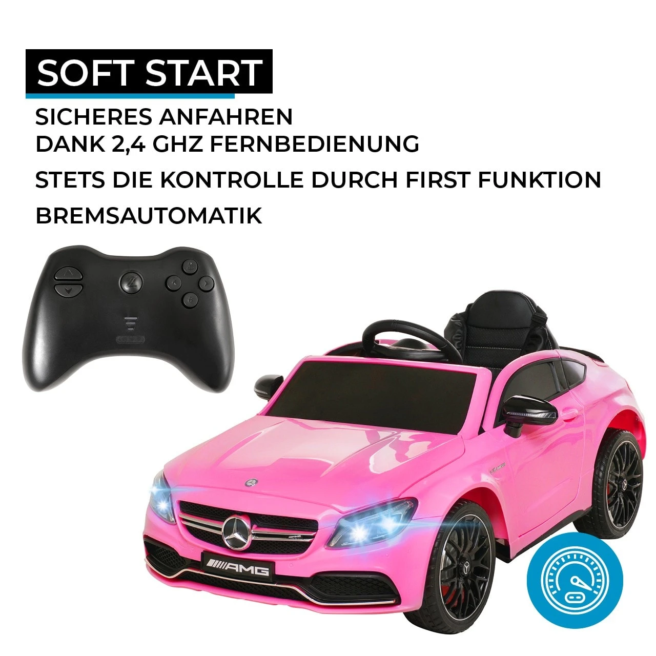 Elektroauto AMG C63 In Pink 9 Elektroauto AMG C63 In Pink – Bild 9