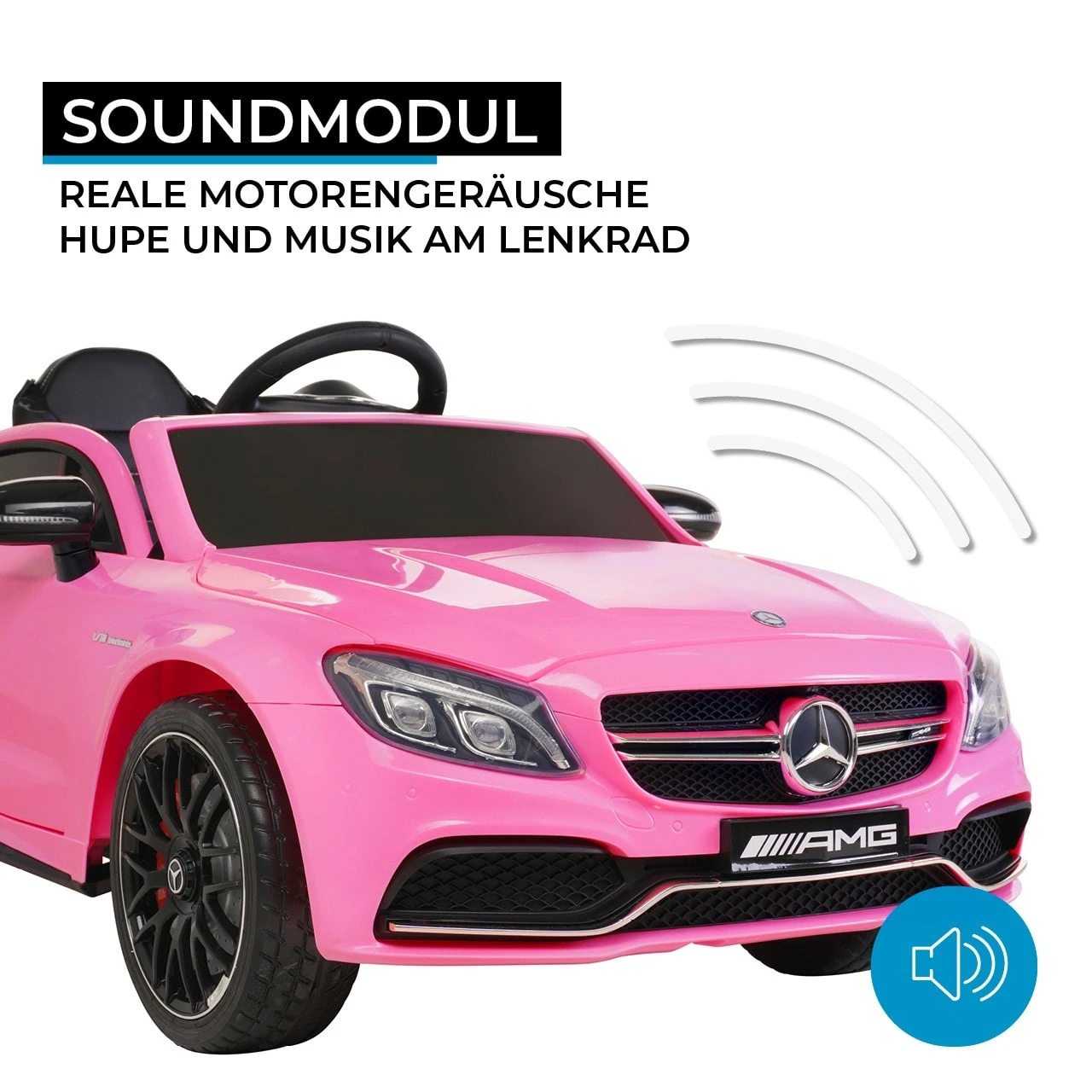 Elektroauto AMG C63 In Pink 10 Elektroauto AMG C63 In Pink – Bild 10