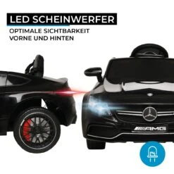 Elektroauto AMG C63 In Schwarz 12 Elektroauto AMG C63 In Schwarz -Trendiger Spielzeugladen actionbikes motors elektroauto amg c63 in schwarz 2