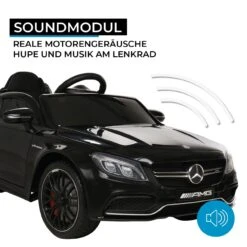 Elektroauto AMG C63 In Schwarz 19 Elektroauto AMG C63 In Schwarz -Trendiger Spielzeugladen actionbikes motors elektroauto amg c63 in schwarz 9