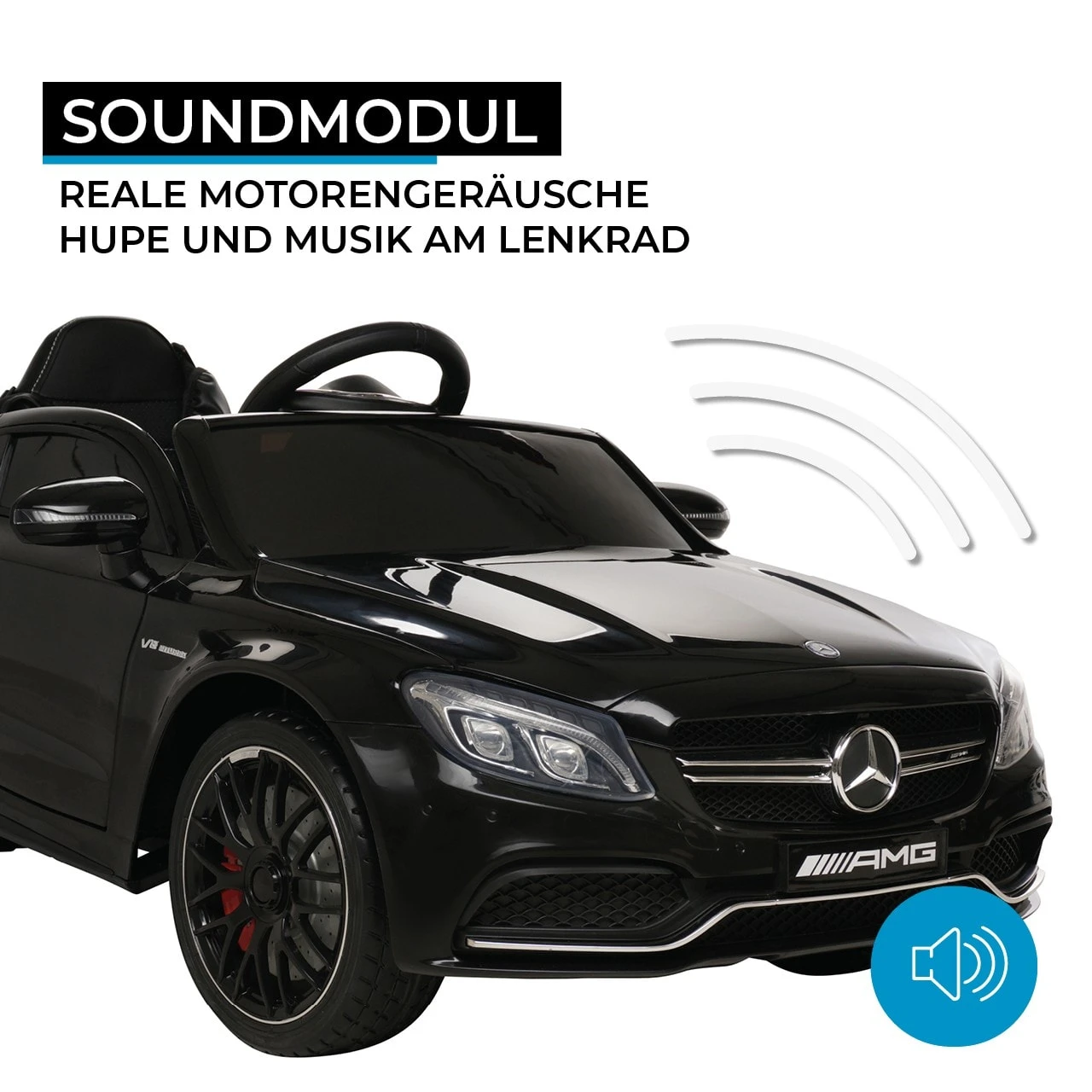 Elektroauto AMG C63 In Schwarz 10 Elektroauto AMG C63 In Schwarz – Bild 10