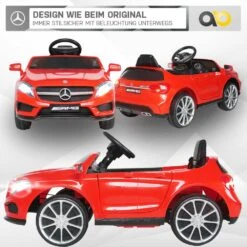 Elektroauto AMG GLA45 In Rot -Trendiger Spielzeugladen actionbikes motors elektroauto amg gla45 in rot 2