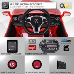 Elektroauto AMG GLA45 In Rot -Trendiger Spielzeugladen actionbikes motors elektroauto amg gla45 in rot 5