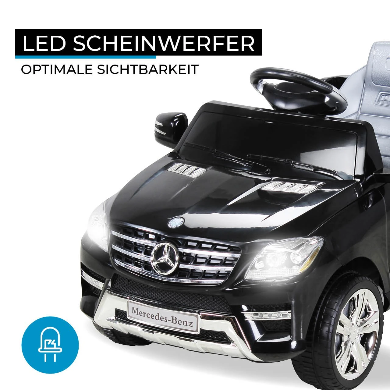 Elektroauto Mercedes ML 350 In Schwarz 6 Elektroauto Mercedes ML 350 In Schwarz – Bild 6