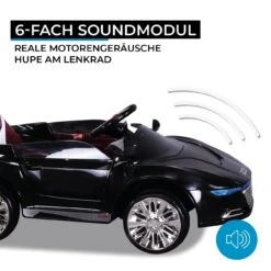 Elektroauto Spyder A228 In Schwarz -Trendiger Spielzeugladen actionbikes motors elektroauto spyder a228 in schwarz 8