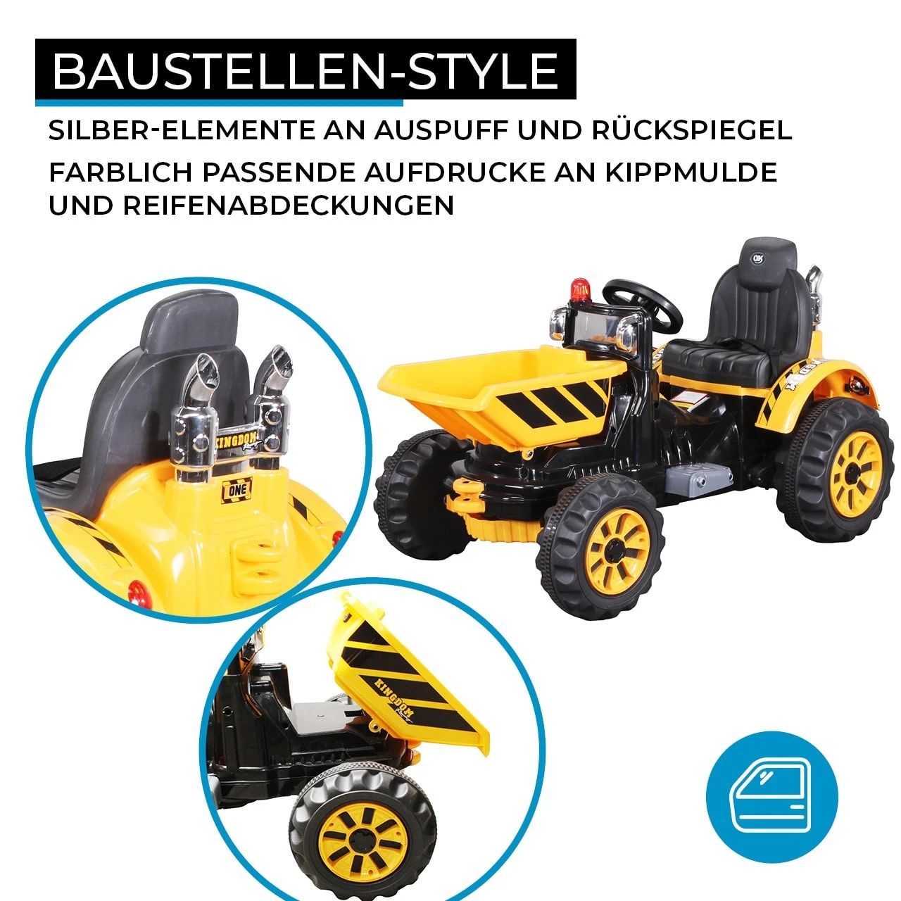 Elektroradlader In Gelb 4 Elektroradlader In Gelb – Bild 4