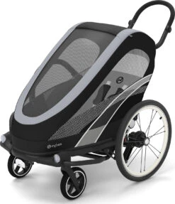 CYBEX Fahrradanhänger Zeno Bike One Box BLK S/All Black-black PU1 -Trendiger Spielzeugladen cybex fahrradanhanger zeno bike one box blk s all black black pu1 4