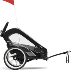 CYBEX Fahrradanhänger Zeno Bike One Box BLK S/All Black-black PU1 -Trendiger Spielzeugladen cybex fahrradanhanger zeno bike one box blk s all black black pu1 7