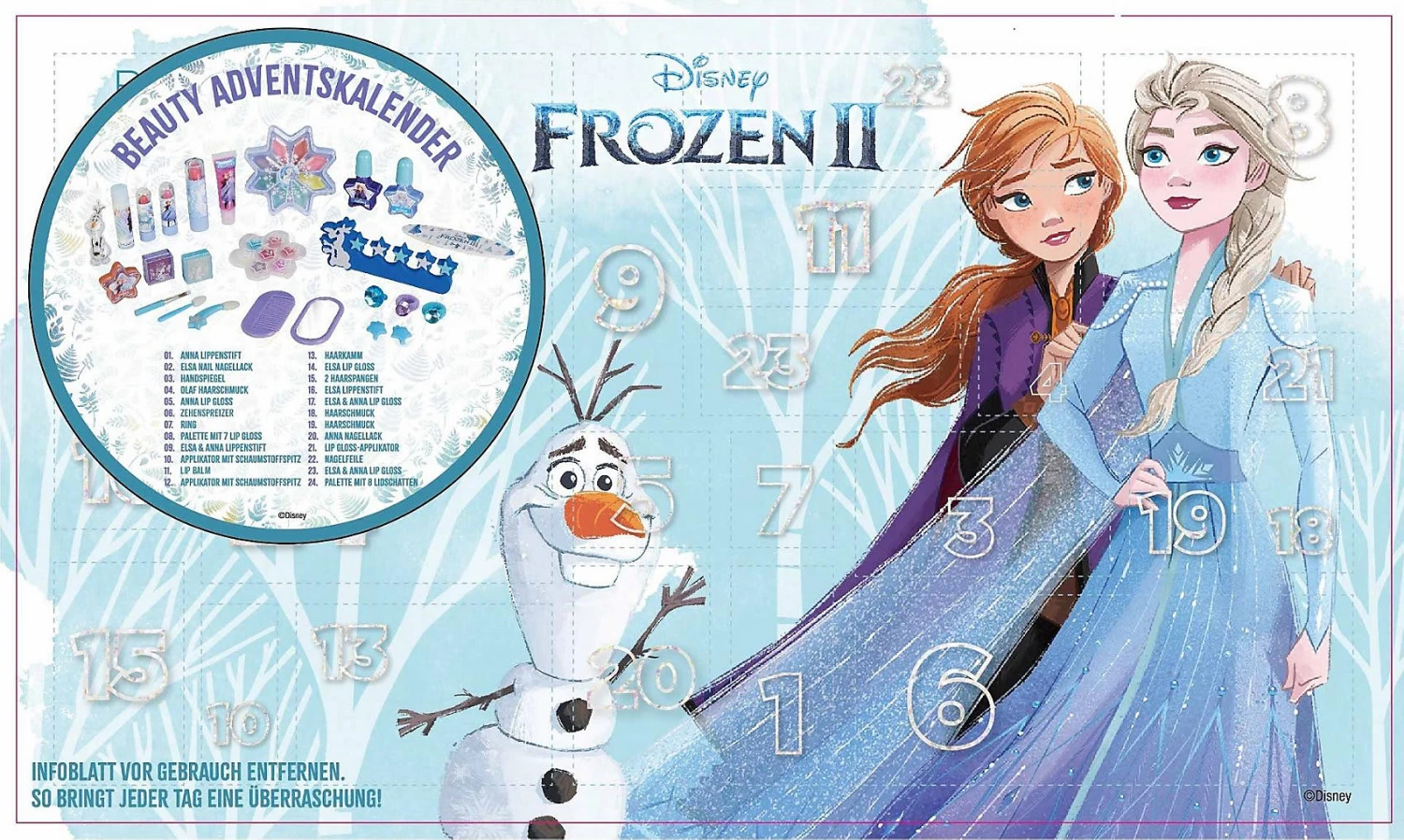 Frozen II Beauty Adventskalender 3 Frozen II Beauty Adventskalender – Bild 3