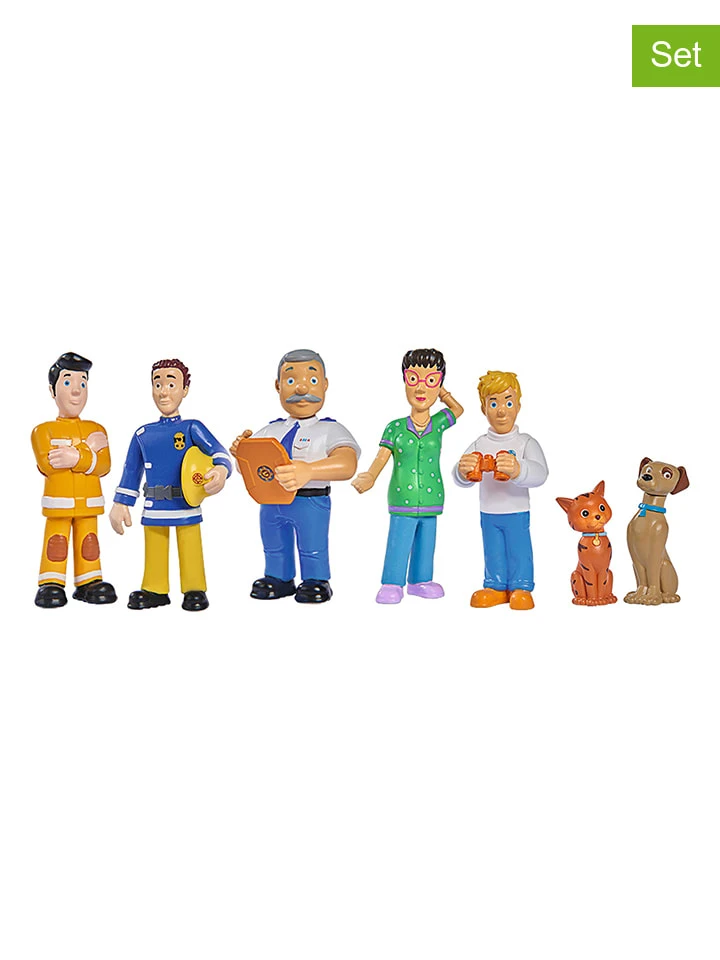 6tlg. Spielfiguren-Set "Feuerwehrmann Sam" (Überraschungsprodukt) - Ab 3 Jahren 1 6tlg. Spielfiguren-Set "Feuerwehrmann Sam" (Überraschungsprodukt) - Ab 3 Jahren