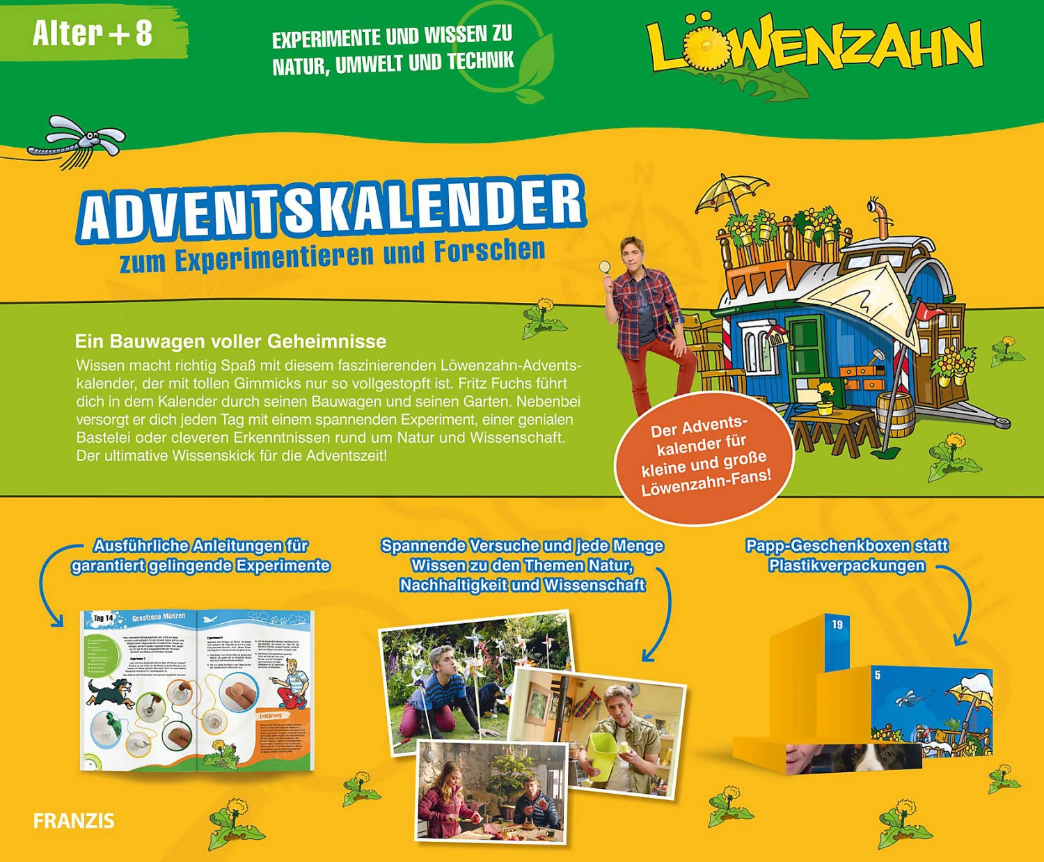 Löwenzahn Experimentier Adventskalender 3 Löwenzahn Experimentier Adventskalender – Bild 3