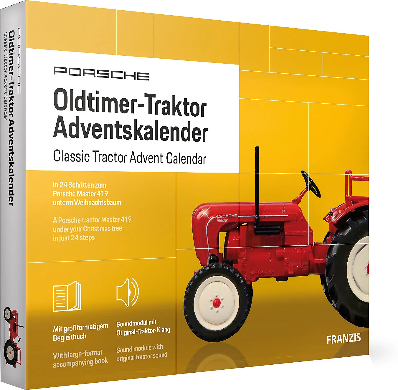 Porsche Oldtimer Traktor Adventskalender 1 Porsche Oldtimer Traktor Adventskalender