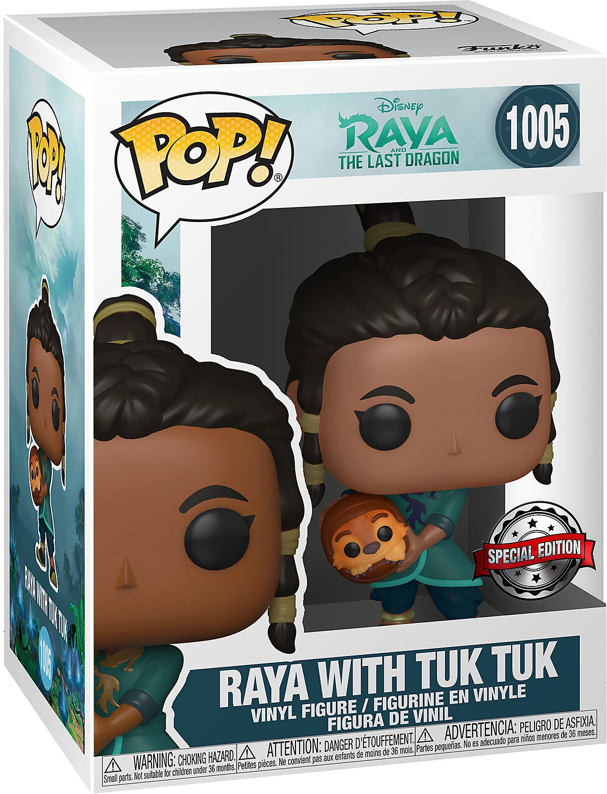 FUNKO POP Disney: 1005 Raya And The Last Dragon, 9,5 Cm 2 FUNKO POP Disney: 1005 Raya And The Last Dragon, 9,5 Cm – Bild 2