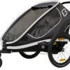 Hamax Fahrradanhänger OUTBACK Zweisitzer (incl. Bicycle Arm & Stroller Wheel)...