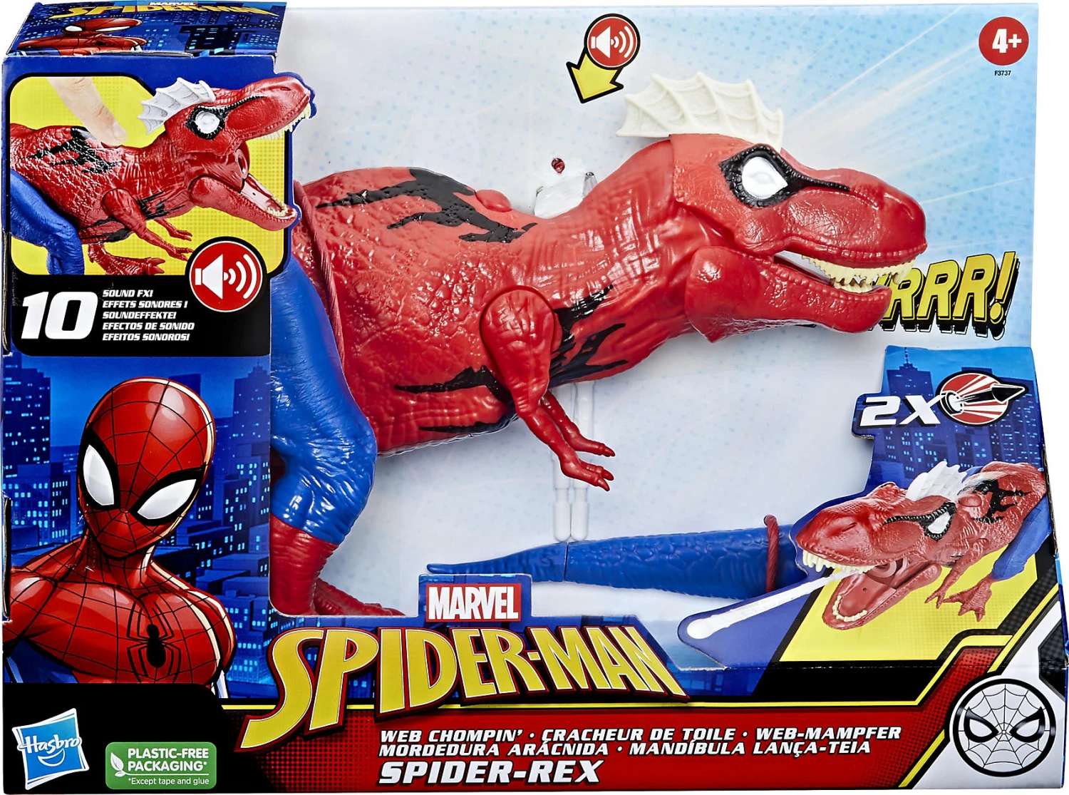 Hasbro Marvel Spider-Man Web-Mampfer Spider-Rex 5 Hasbro Marvel Spider-Man Web-Mampfer Spider-Rex – Bild 5