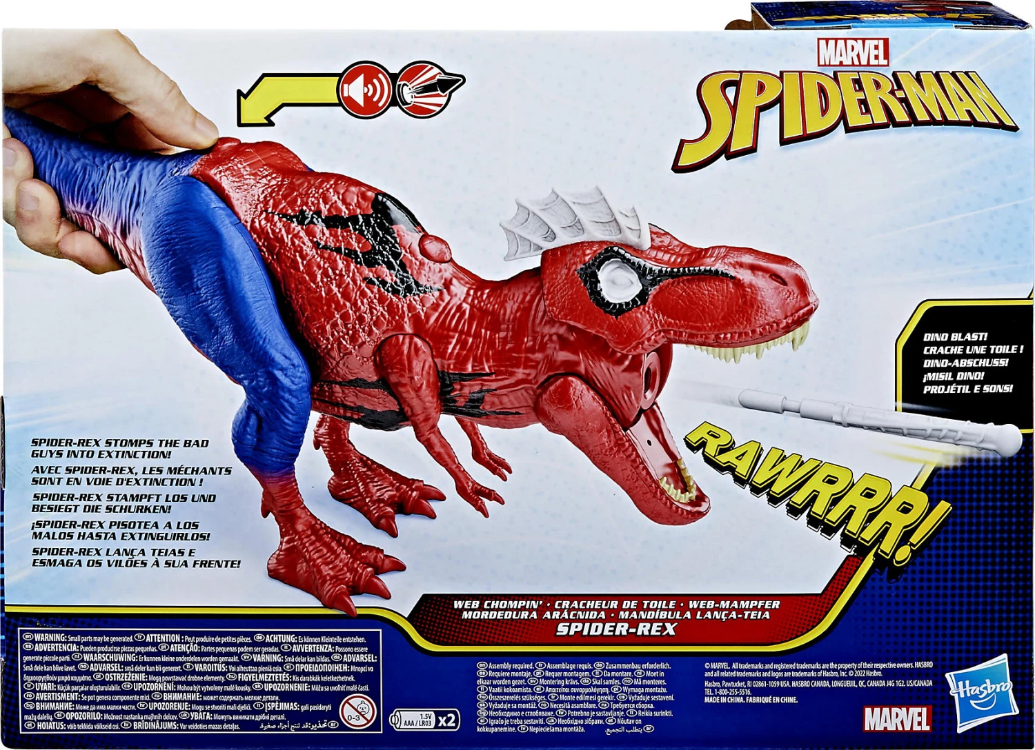 Hasbro Marvel Spider-Man Web-Mampfer Spider-Rex 6 Hasbro Marvel Spider-Man Web-Mampfer Spider-Rex – Bild 6