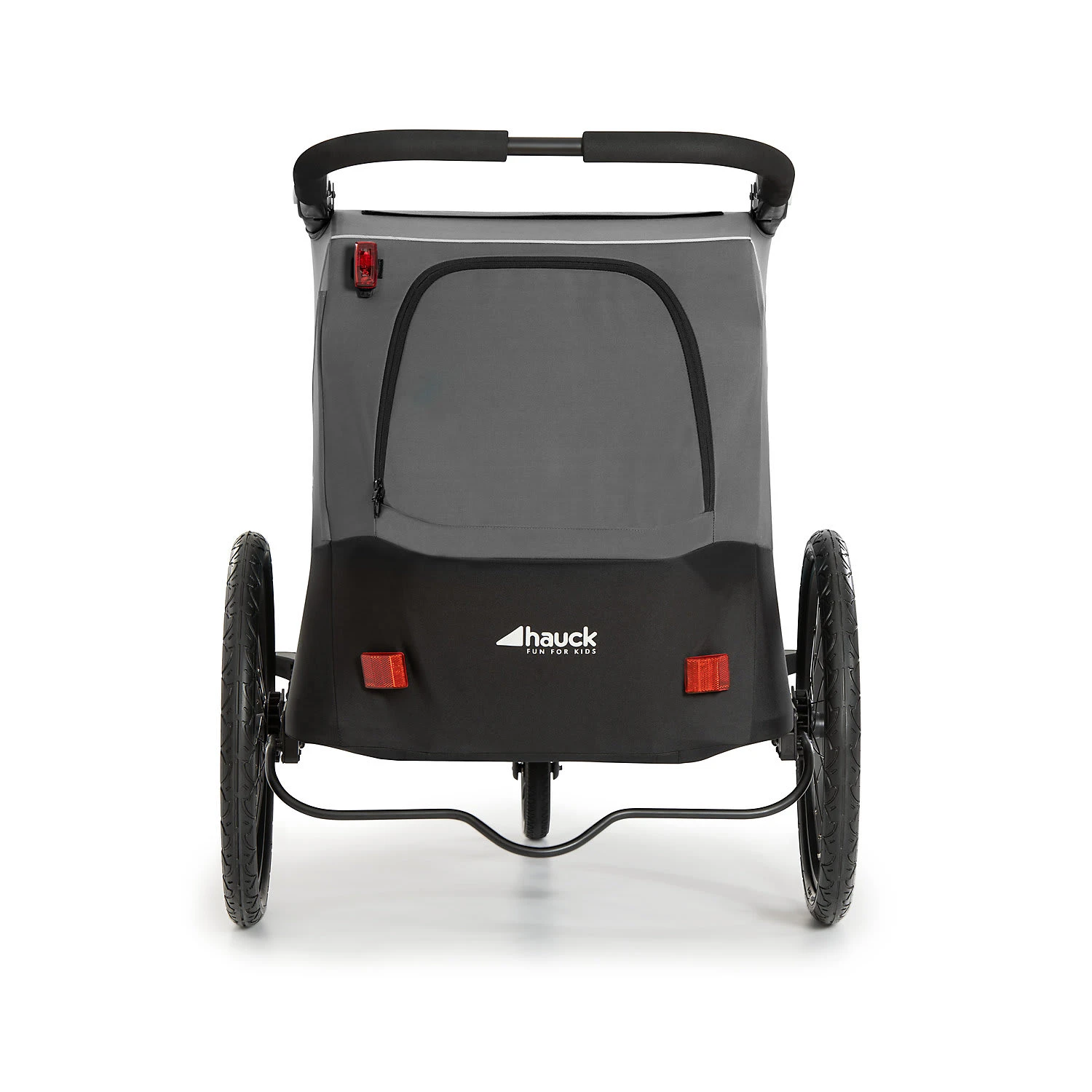 HAUCK Dryk Duo Fahrradanhänger Und Buggy (bis 44kg), Grau/schwarz, Zweisitzer 8 HAUCK Dryk Duo Fahrradanhänger Und Buggy (bis 44kg), Grau/schwarz, Zweisitzer – Bild 8