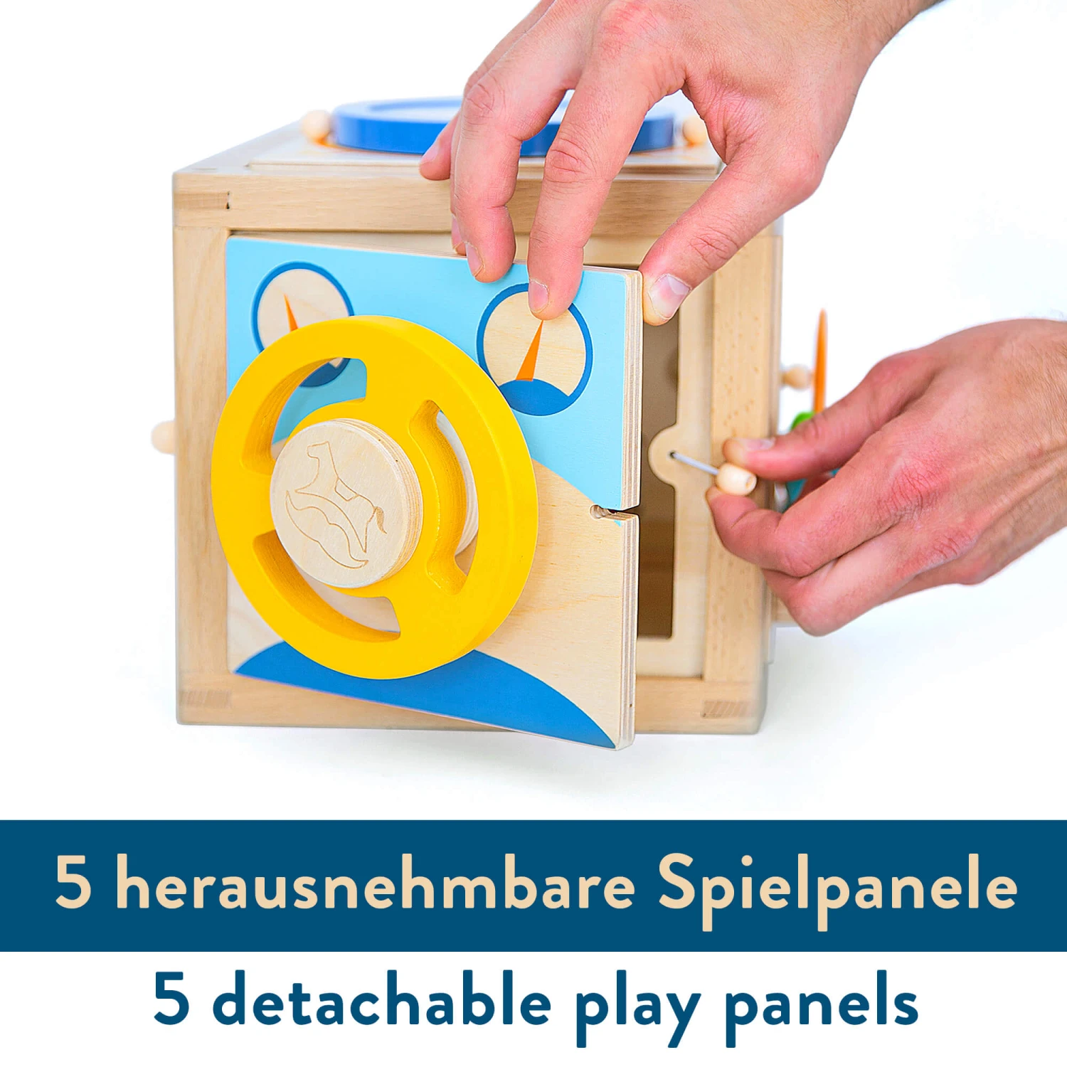 Motorikwürfel Aus Holz In Bunt 4 Motorikwürfel Aus Holz In Bunt – Bild 4