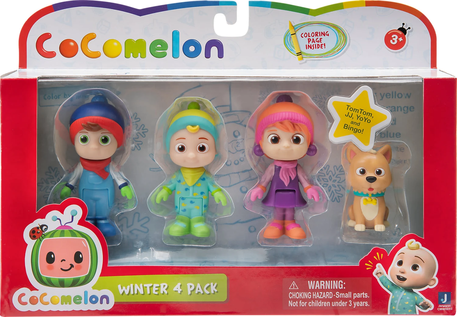 JAZWARES CoComelon - Familie 4er Figuren-Set - Winter 2 JAZWARES CoComelon - Familie 4er Figuren-Set - Winter – Bild 2