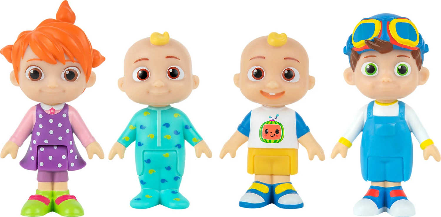 JAZWARES CoComelon - Familie 4er Figuren-Set 1 JAZWARES CoComelon - Familie 4er Figuren-Set