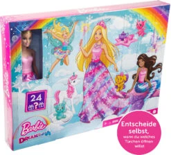 MATTEL Barbie Dreamtopia Märchen-Adventskalender 2022, Meerjungfrau-/Prinzessin-Pu... 15 MATTEL Barbie Dreamtopia Märchen-Adventskalender 2022, Meerjungfrau-/Prinzessin-Pu... -Trendiger Spielzeugladen mattel barbie dreamtopia marchen adventskalender 2022 meerjungfrau prinzessin pu 7