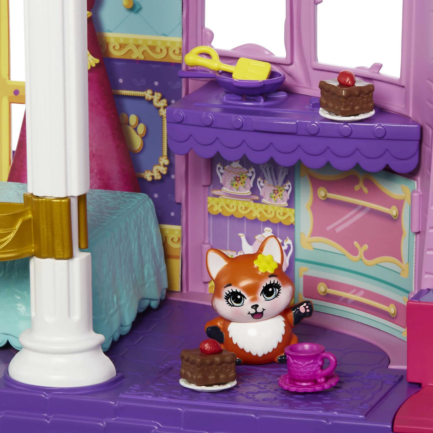 MATTEL Enchantimals Royals Ballzauber Schloss Mit Felicity Fox & Flick 2 MATTEL Enchantimals Royals Ballzauber Schloss Mit Felicity Fox & Flick – Bild 2