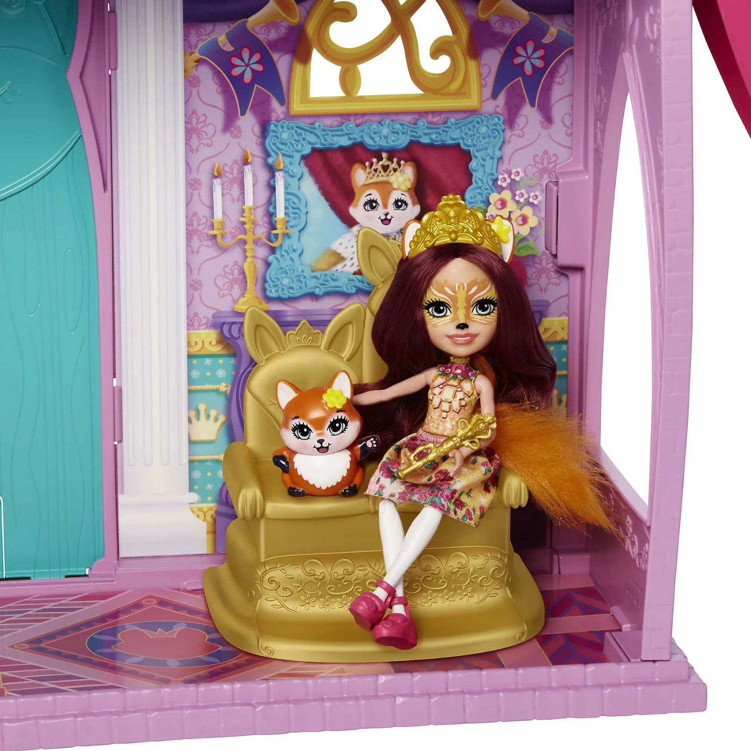 MATTEL Enchantimals Royals Ballzauber Schloss Mit Felicity Fox & Flick 6 MATTEL Enchantimals Royals Ballzauber Schloss Mit Felicity Fox & Flick – Bild 6