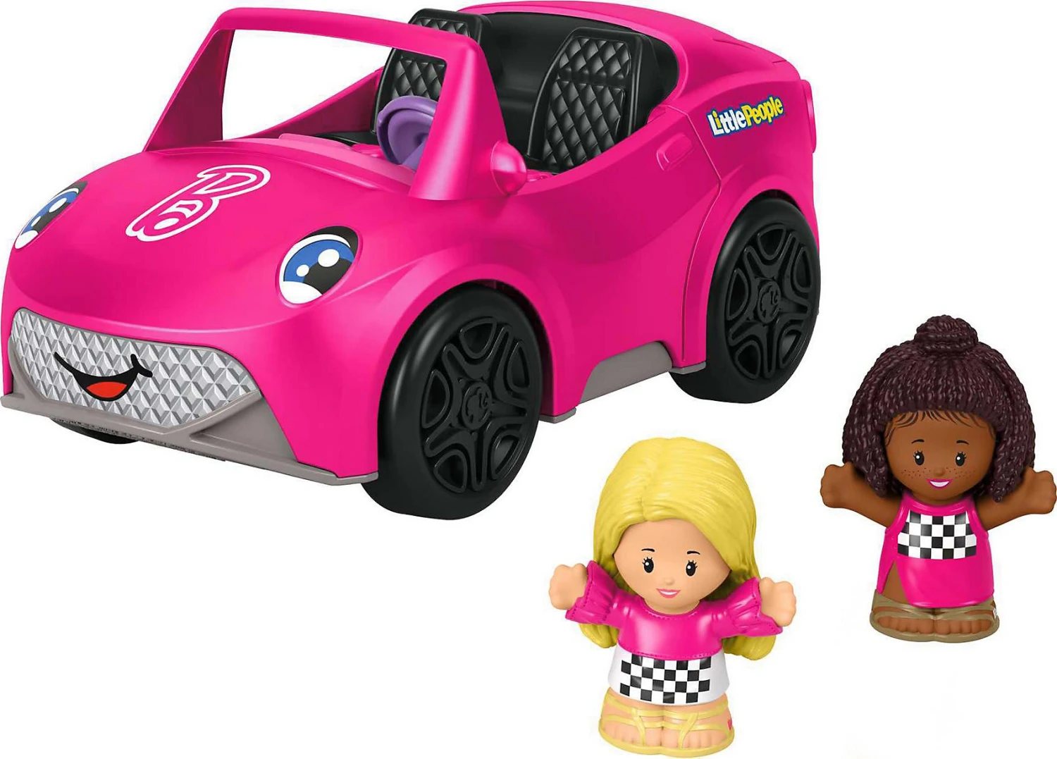 MATTEL Fisher-Price Little People Barbie Cabrio Fahrzeug- Und Figurenset 1 MATTEL Fisher-Price Little People Barbie Cabrio Fahrzeug- Und Figurenset