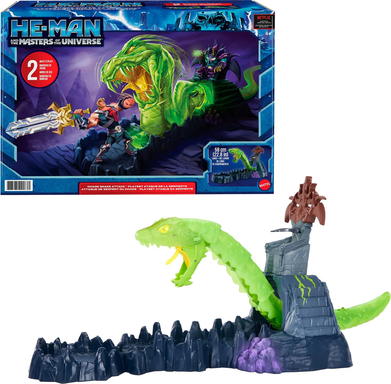 MATTEL He-Man And The Masters Of The Universe Snake Mountain Spielset 1 MATTEL He-Man And The Masters Of The Universe Snake Mountain Spielset