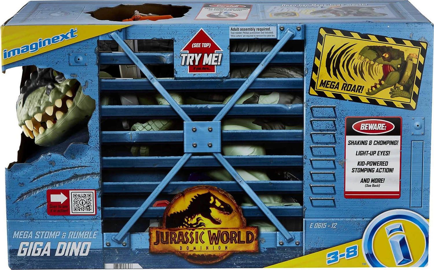 MATTEL Imaginext Jurassic World Mega Stomp & Rumble Giga Dino 7 MATTEL Imaginext Jurassic World Mega Stomp & Rumble Giga Dino – Bild 7