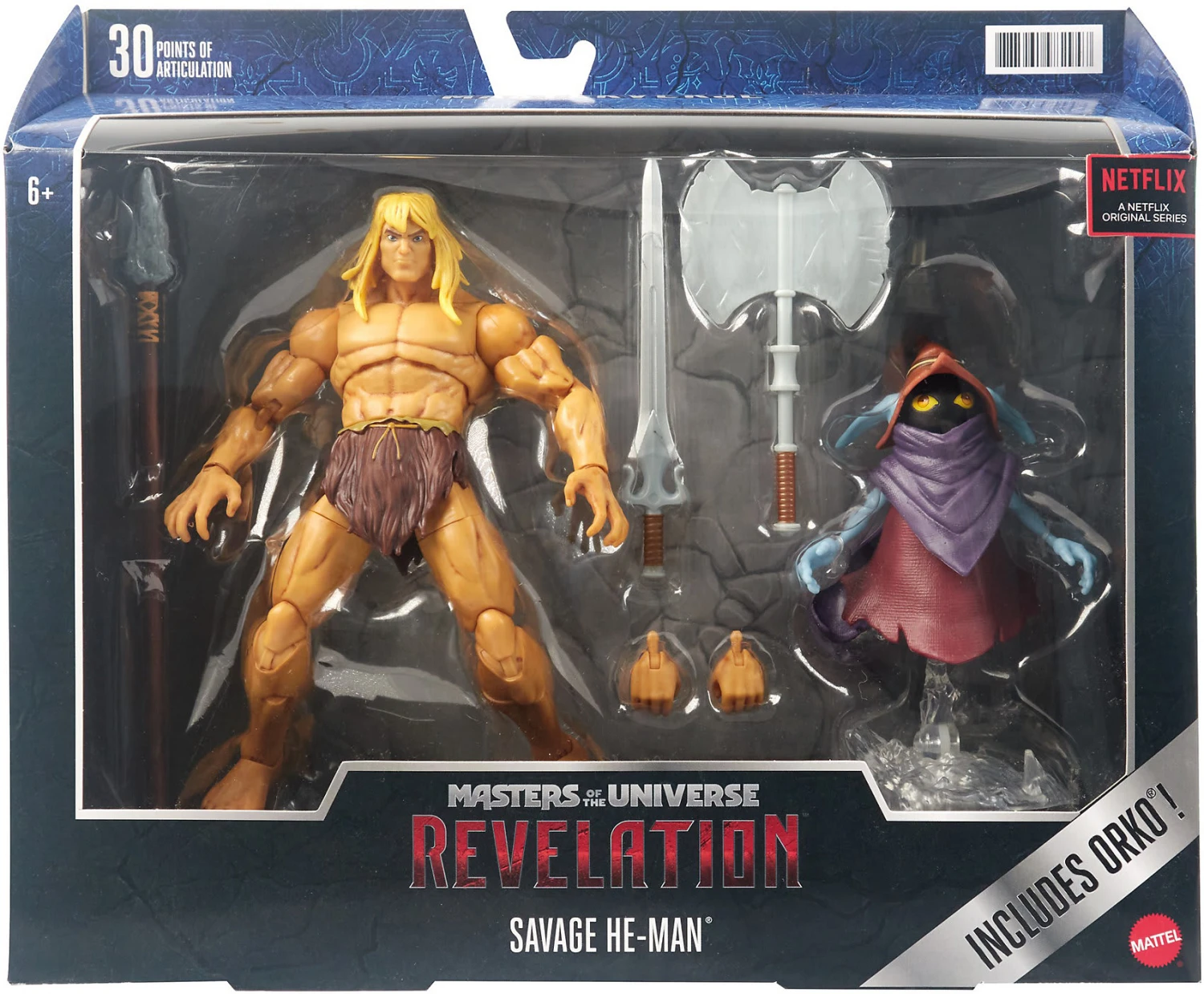 MATTEL Masters Of The Universe Masterverse Revelation Savage He-Man Actionfigur,... 9 MATTEL Masters Of The Universe Masterverse Revelation Savage He-Man Actionfigur,... – Bild 9