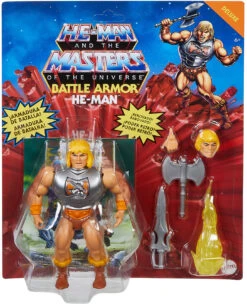 MATTEL Masters Of The Universe Origins Deluxe Actionfigur He-Man, 14 Cm -Trendiger Spielzeugladen mattel masters of the universe origins deluxe actionfigur he man 14 cm 6