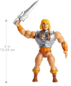 MATTEL Masters Of The Universe Origins Deluxe Actionfigur He-Man, 14 Cm -Trendiger Spielzeugladen mattel masters of the universe origins deluxe actionfigur he man 14 cm 7