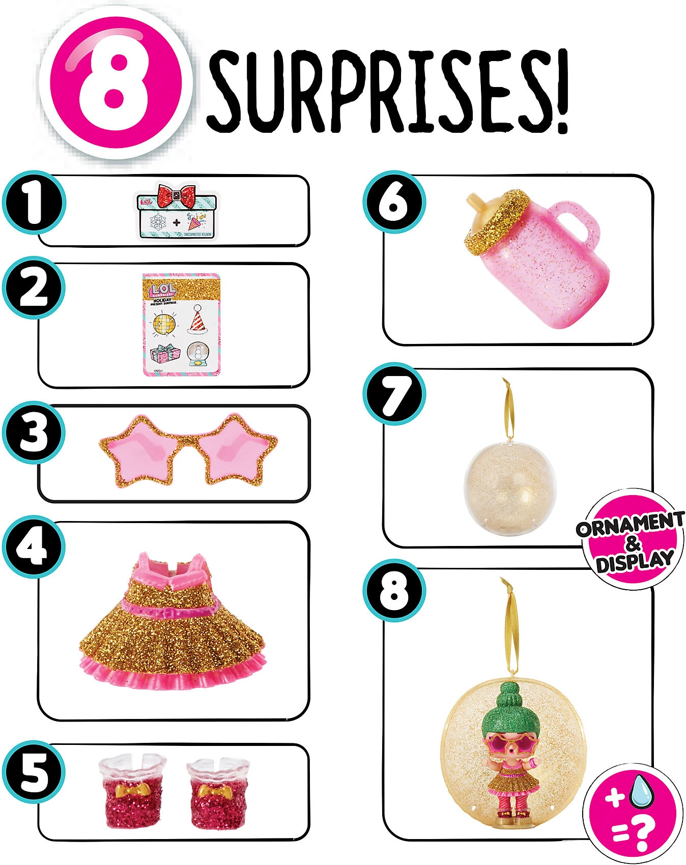 MGA L.O.L. Surprise Holiday Supreme, Sortiert 8 MGA L.O.L. Surprise Holiday Supreme, Sortiert – Bild 8