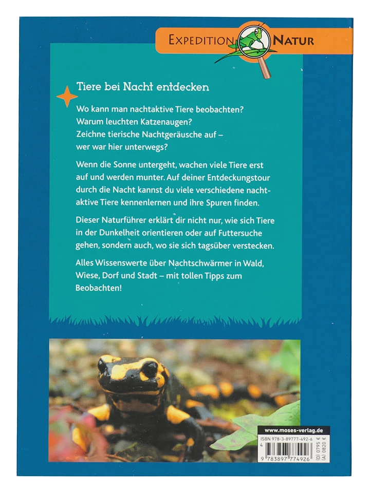 Moses Naturführer "Tiere Bei Nacht Entdecken" 2 Moses Naturführer "Tiere Bei Nacht Entdecken" – Bild 2