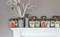 Adventskalender-Set Rentiere - Mit Roten Bäuchen -Trendiger Spielzeugladen papierdrachen adventskalender set rentiere mit roten bauchen 3