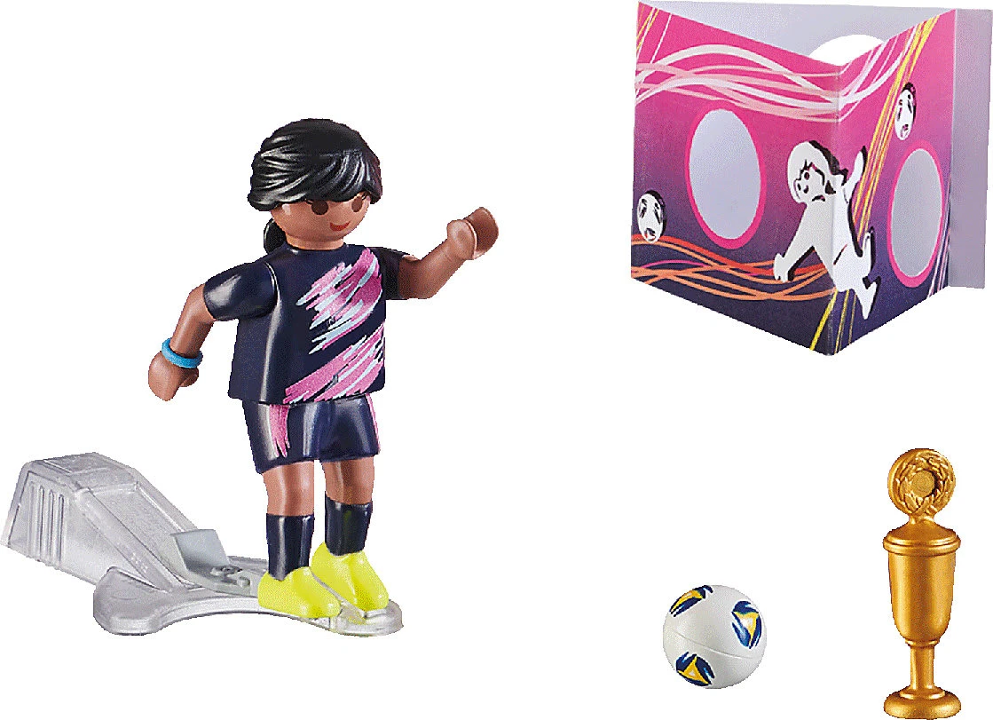 Playmobil 70875 Fußballerin Mit Torwand 3 Playmobil 70875 Fußballerin Mit Torwand – Bild 3