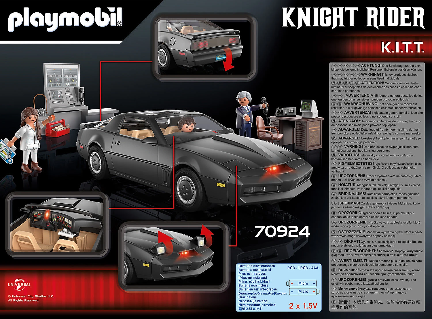 Playmobil 70924 Knight Rider - K.I.T.T. 4 Playmobil 70924 Knight Rider - K.I.T.T. – Bild 4