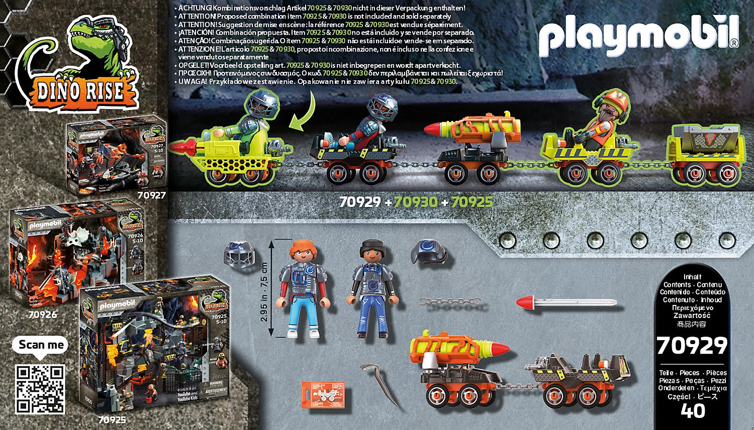 Playmobil 70929 Dino Mine Raketenkart 4 Playmobil 70929 Dino Mine Raketenkart – Bild 4