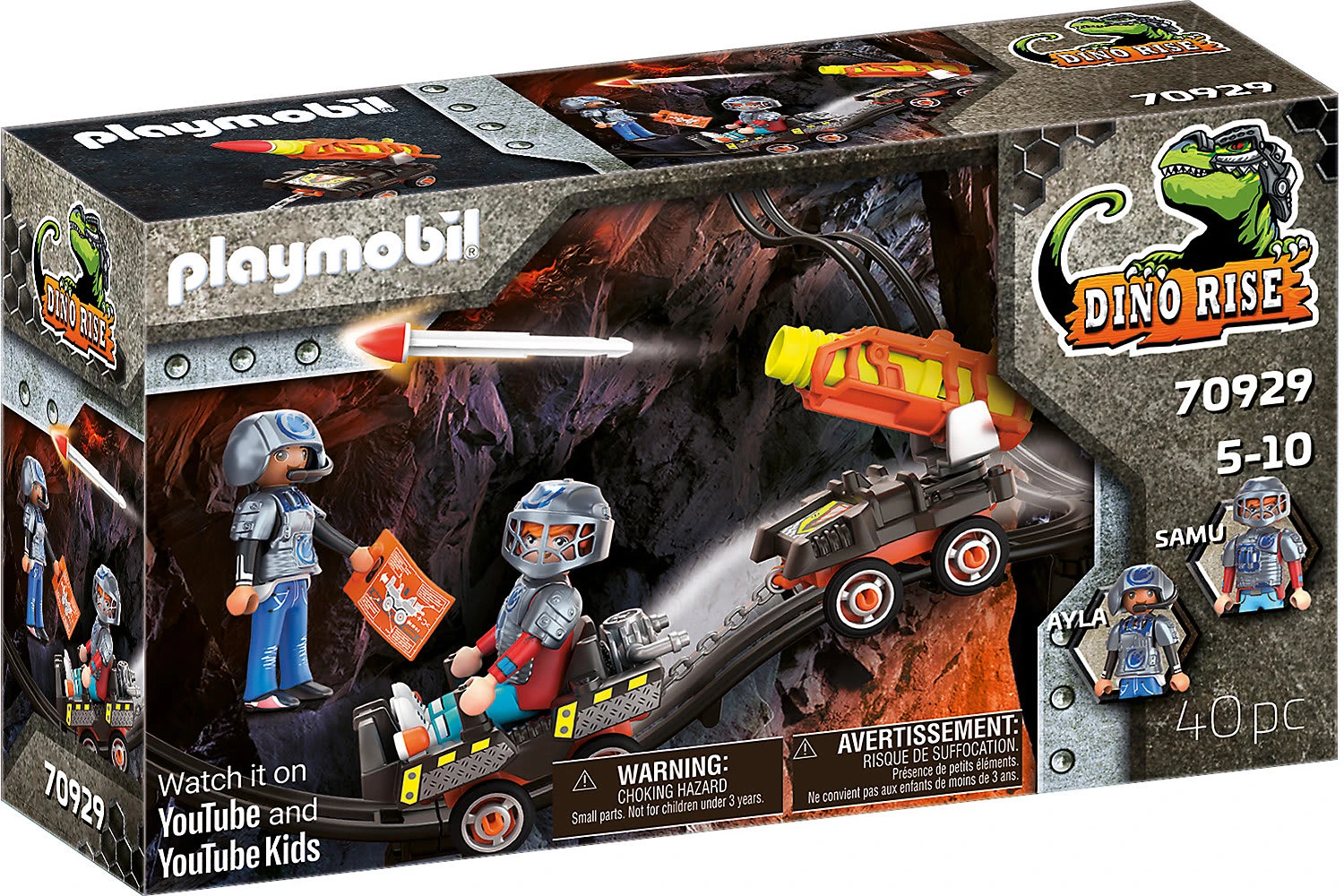 Playmobil 70929 Dino Mine Raketenkart 1 Playmobil 70929 Dino Mine Raketenkart