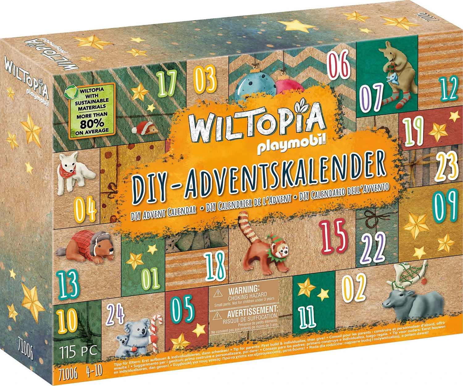 Playmobil 71006 DIY Adventskalender: Tierische Weltreise 1 Playmobil 71006 DIY Adventskalender: Tierische Weltreise