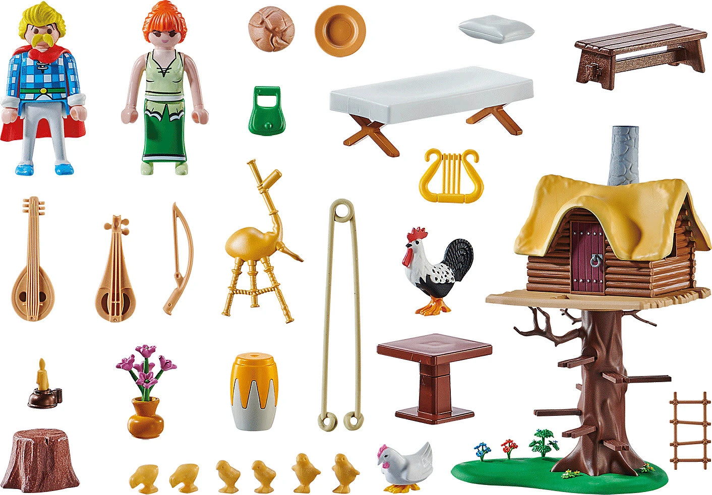 Playmobil 71016 Asterix: Troubadix Mit Baumhaus 3 Playmobil 71016 Asterix: Troubadix Mit Baumhaus – Bild 3
