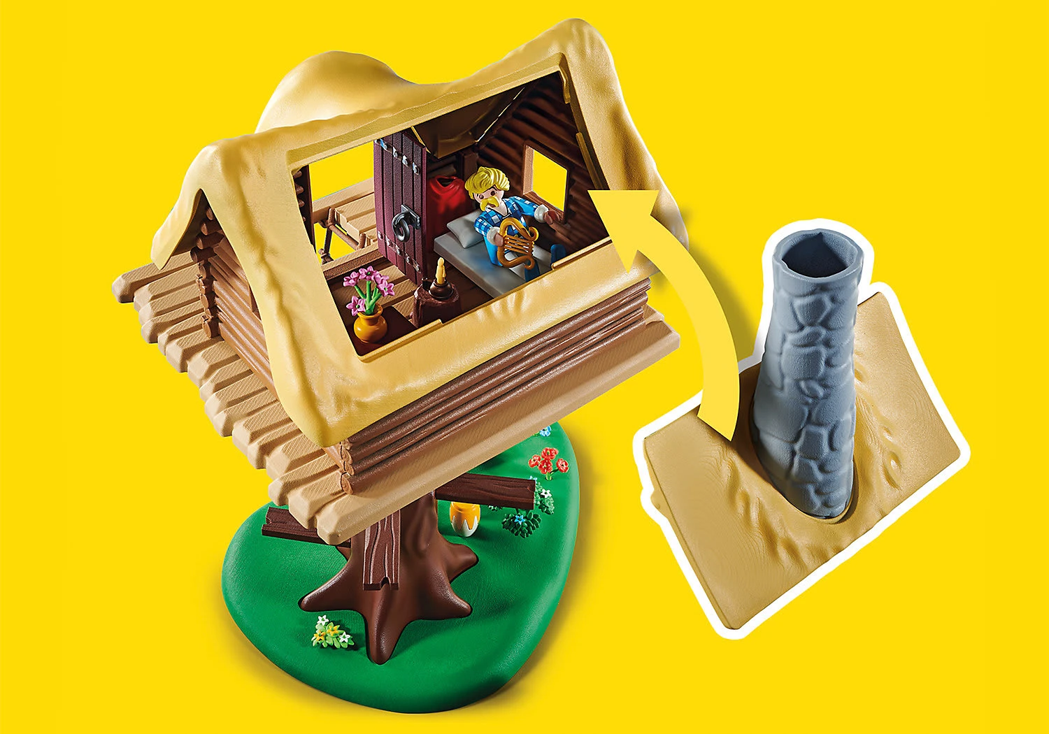 Playmobil 71016 Asterix: Troubadix Mit Baumhaus 5 Playmobil 71016 Asterix: Troubadix Mit Baumhaus – Bild 5