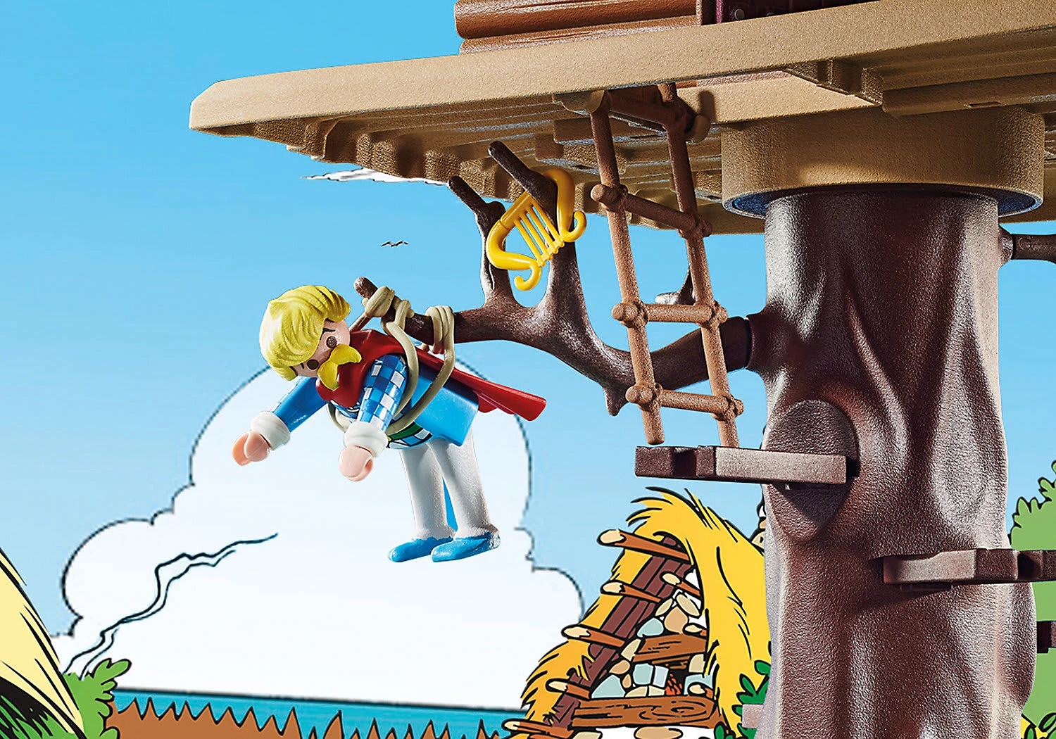 Playmobil 71016 Asterix: Troubadix Mit Baumhaus 6 Playmobil 71016 Asterix: Troubadix Mit Baumhaus – Bild 6