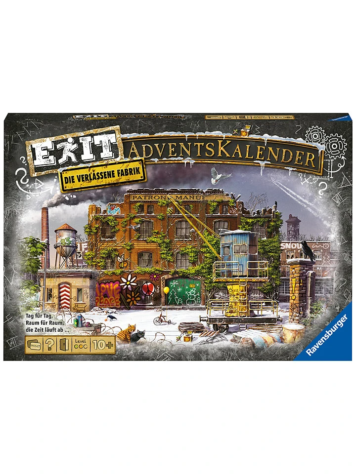 Ravensburger Adventskalender "Exit 2022 Fabrik" - Ab 10 Jahren 1 Ravensburger Adventskalender "Exit 2022 Fabrik" - Ab 10 Jahren