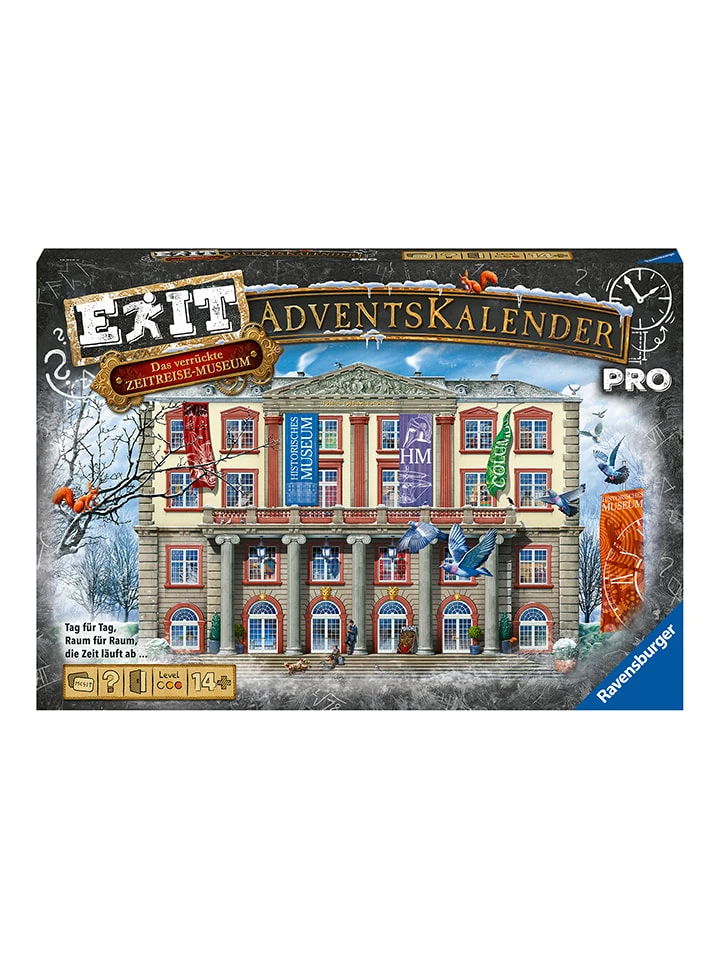 Ravensburger Adventskalender "Exit Pro - Zeitreisenmuseum" - Ab 14 Jahren 1 Ravensburger Adventskalender "Exit Pro - Zeitreisenmuseum" - Ab 14 Jahren